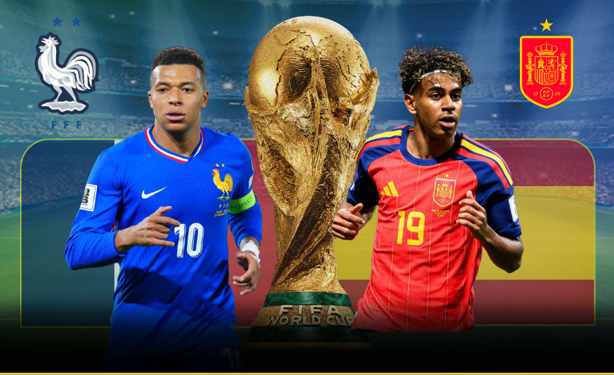OK9 - Bán kết World Cup 2026: Phân tích tỷ lệ thắng Pháp vs Tây Ban Nha 2 OK9 - Bán kết World Cup 2026: Phân tích tỷ lệ thắng Pháp vs Tây Ban Nha