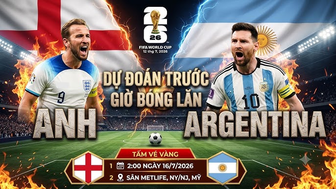 OK9 - Soi kèo Anh vs Argentina: Nhận định bán kết World Cup 2026 3 OK9 - Soi kèo Anh vs Argentina: Nhận định bán kết World Cup 2026